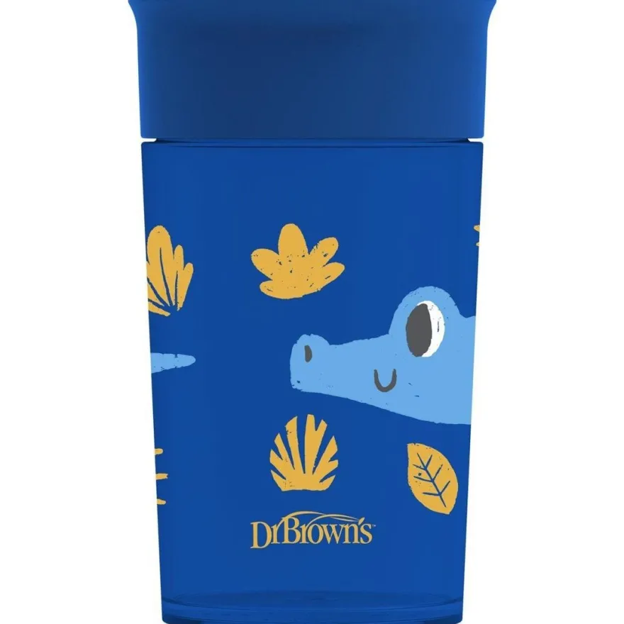Dr.Brown'S Vaso 360 Sin Boquilla Azul Con Asas 300Ml