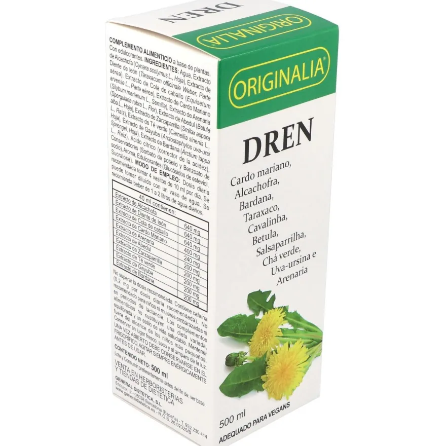 Dren Originalia Jarabe 500ml - Integralia