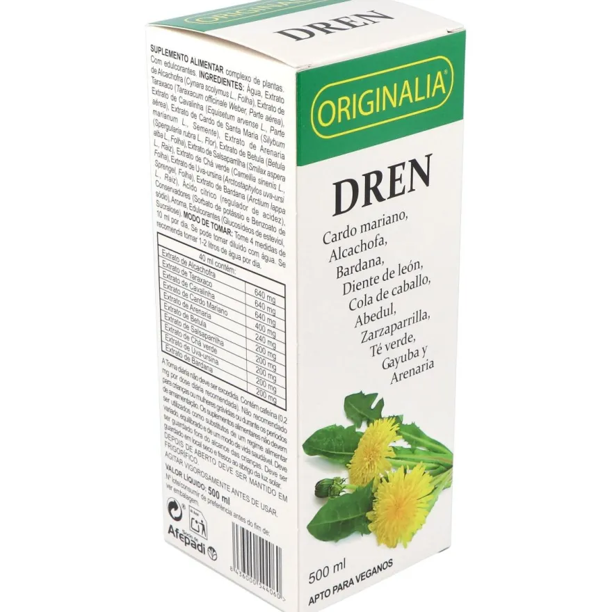 Dren Originalia Jarabe 500ml - Integralia