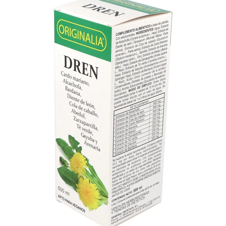 Dren Originalia Jarabe 500ml - Integralia