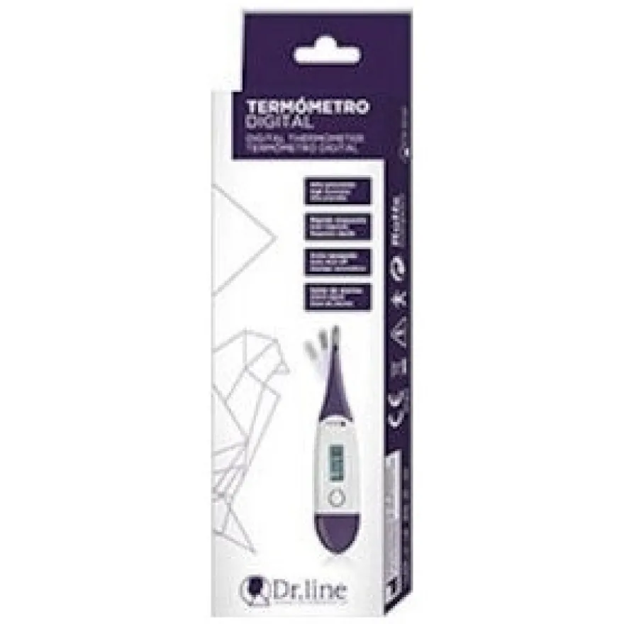 Dr. Line Termomentro Digital Punta Flexible