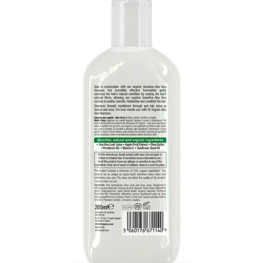 Dr Organic Acondicionador Aloe Vera 265Ml