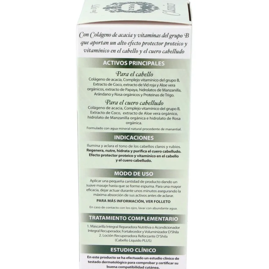 D'shila Champu Proteico Coco 300ml - D Shila