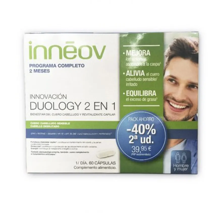 Duology 2 en 1 Pack 2 meses 60 Cápsulas - Inneov