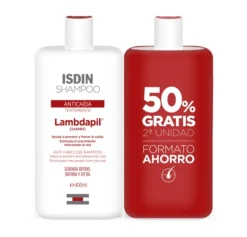 Duplo Lambdapil Champú Anticaída, 400 ml. + 400 ml. - Isdin