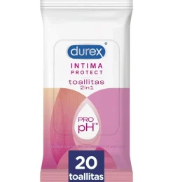 Durex Intima Protect Toallitas Intimas (20 Unidades)