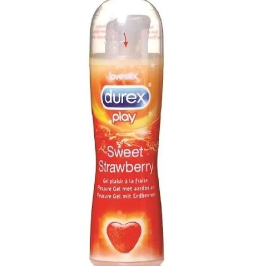 Durex Play Fresa Pleasure Gel - Lubricante Hidrosoluble Intimo (50 ml) - Reckitt Benckiser