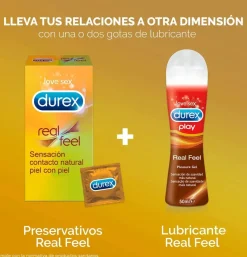 Durex Real Feel Pleasure Gel Vaginal (50 Ml)