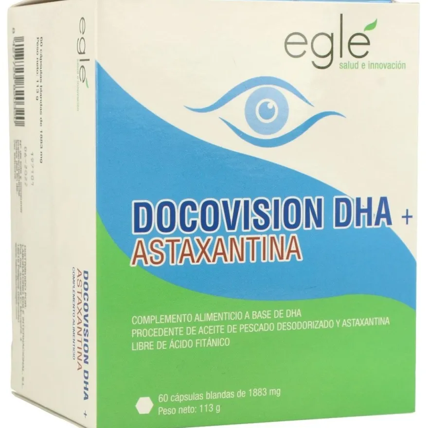 Eglé Docovision Dha + Astaxantina 60Caps
