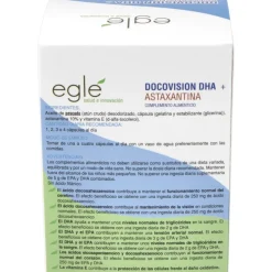 Eglé Docovision Dha + Astaxantina 60Caps