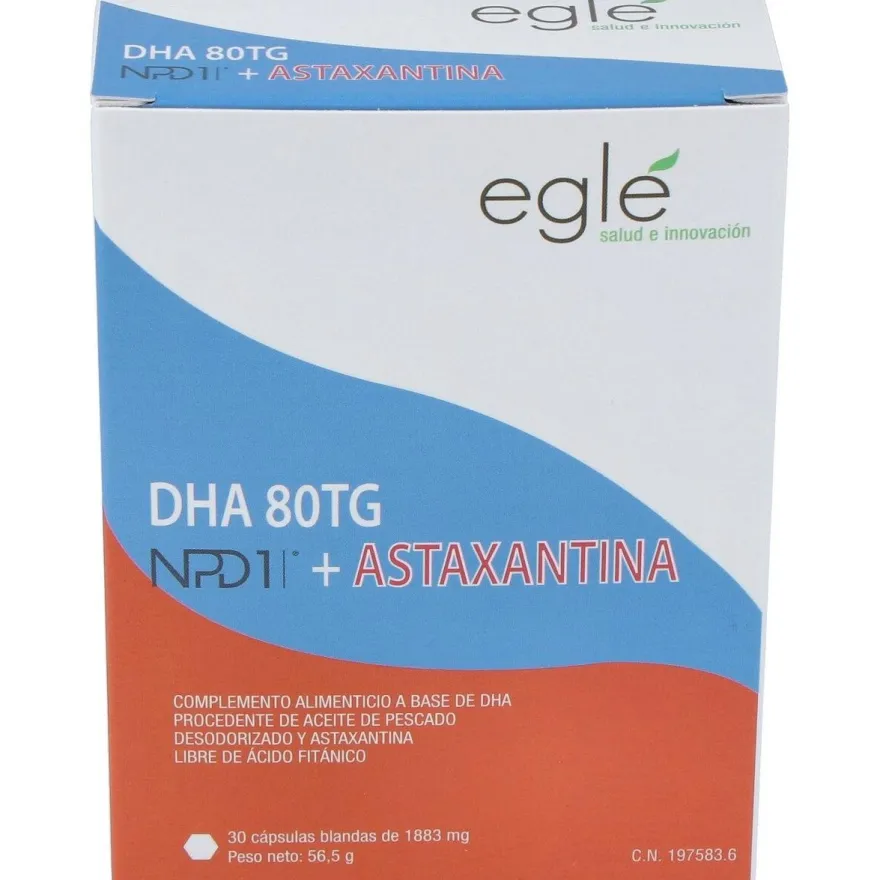 Eglé Npd1 Dha 80Tg Astaxantina 30 Perlas
