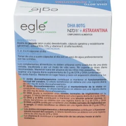 Eglé Npd1 Dha 80Tg Astaxantina 30 Perlas