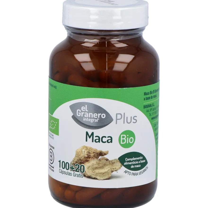 Elgranero Maca Bio 120 Cápsulas