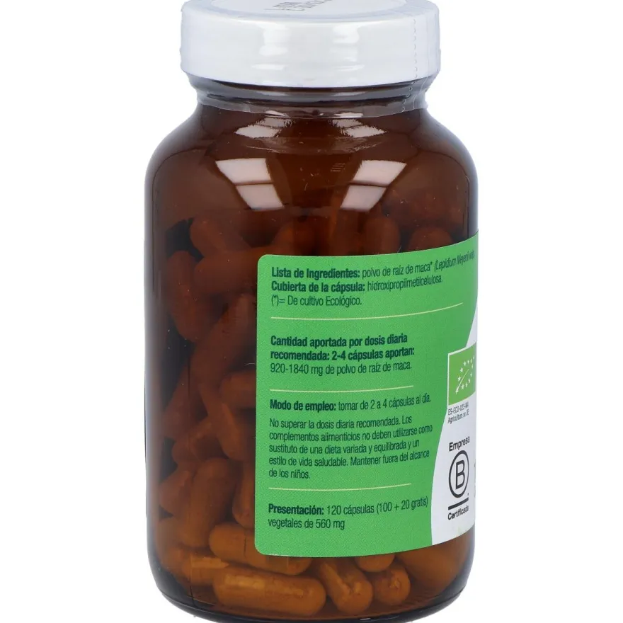 Elgranero Maca Bio 120 Cápsulas