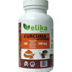 Elikafoods Cúrcuma + Piperine 240 Caps