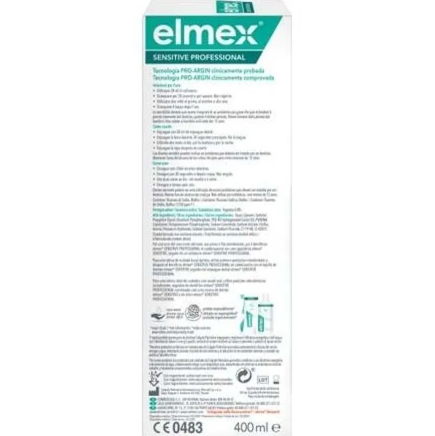 Elmex Sensitive Profesional Enjuague 1 Envase 400Ml