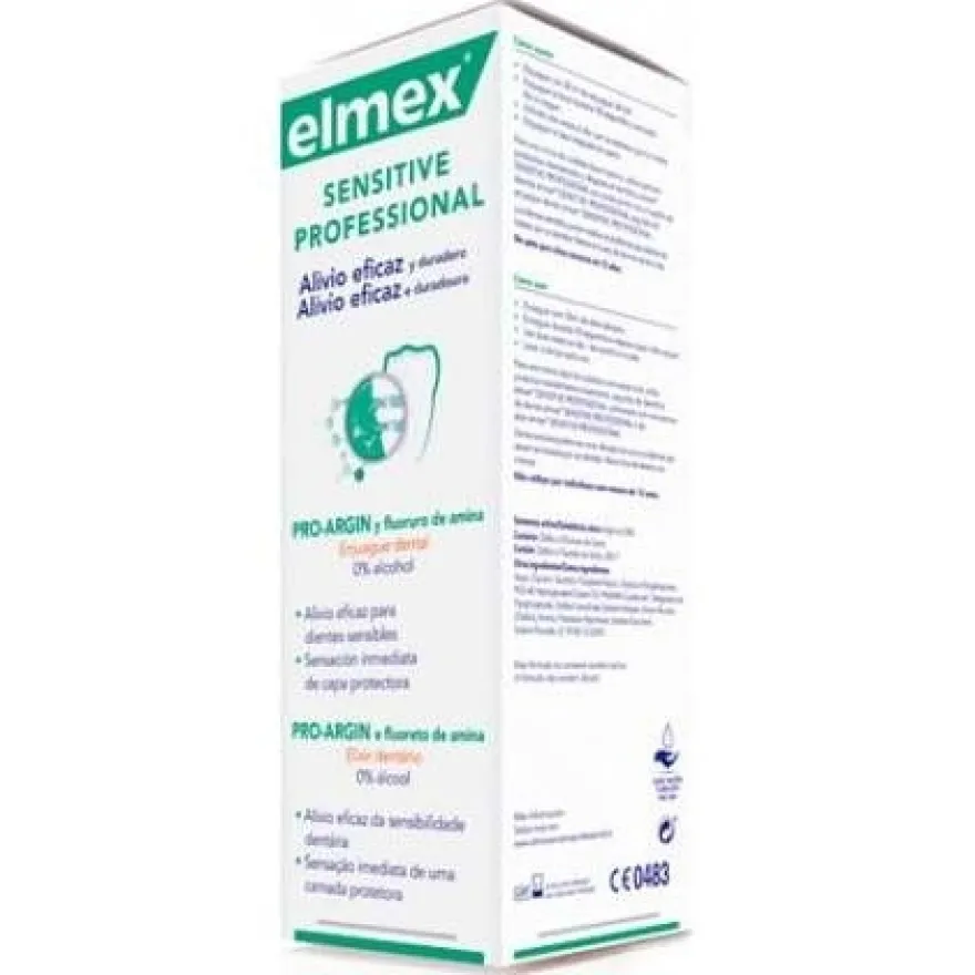 Elmex Sensitive Profesional Enjuague 1 Envase 400Ml