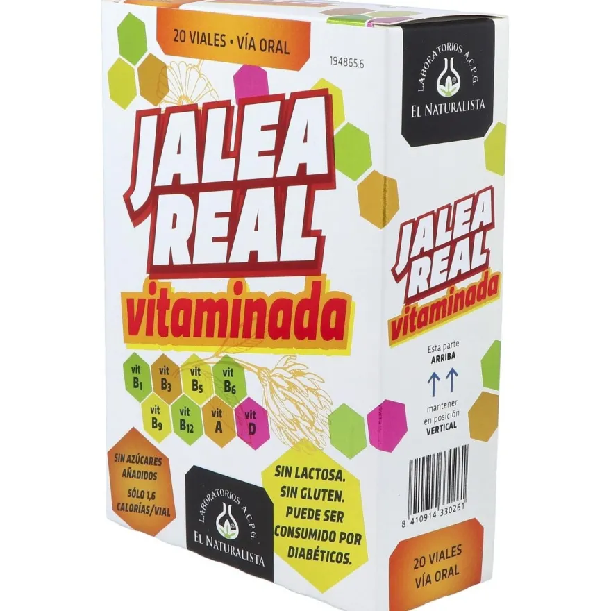 El Naturalista Jalea Real Vitaminada, 20 Ampollas 2