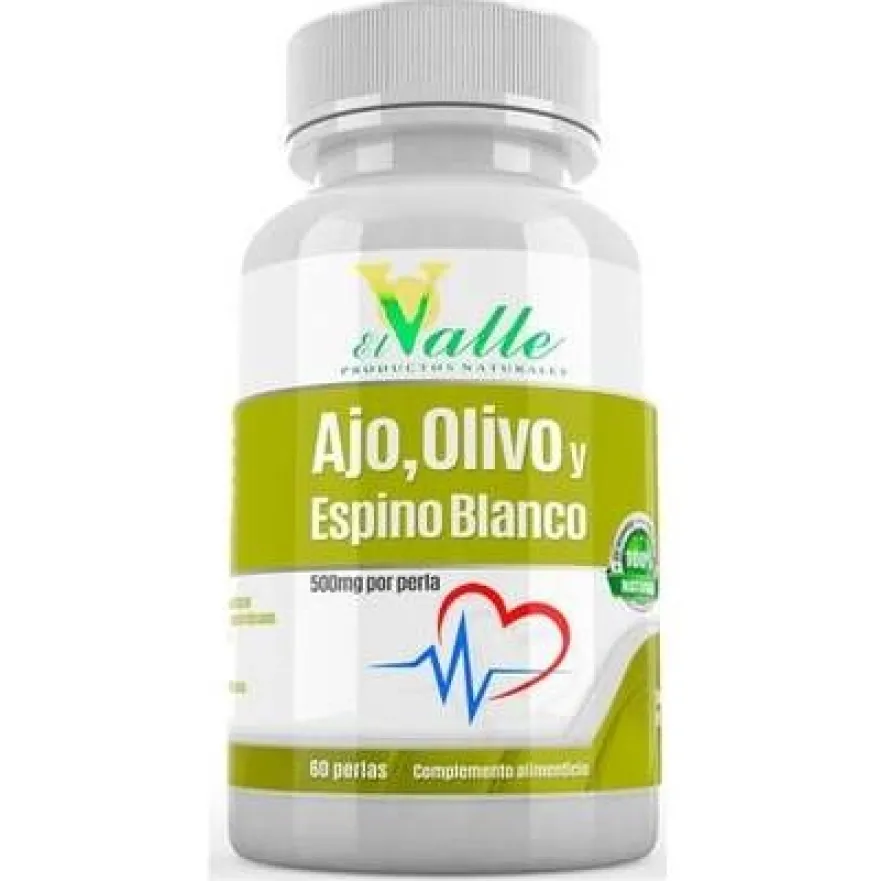 El Valle Ajo Espino Blanco Olivo 60Caps