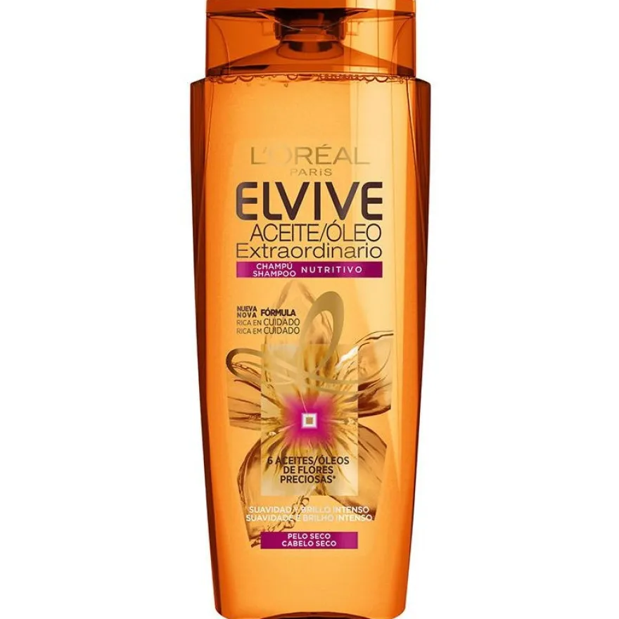 Elvive Aceite Extraordinario Champú Nutritivo 700 ml - L'oral Paris