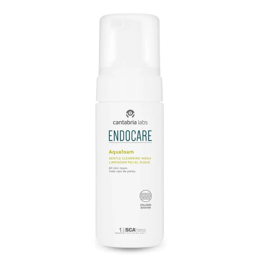 Endocare Essential Aquafoam Espuma Facial Limpiadora, 125 ml. - Cantabria Labs