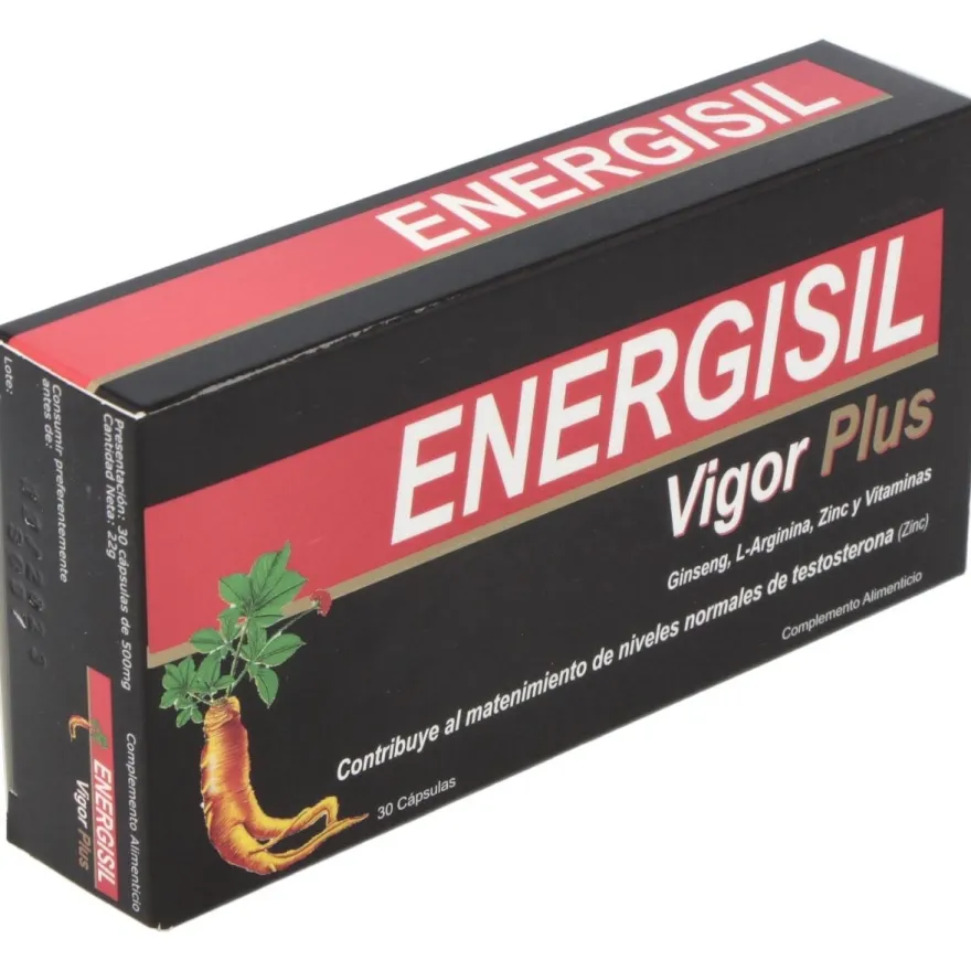Energisil Vigor Plus (ginseng+arginina) 30cap - Pharma Otc