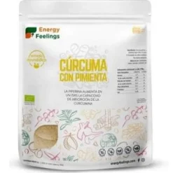 Energy Feelings Curcuma Con Pimienta Polvo Eco Vegan Sin Gluten 1Kg