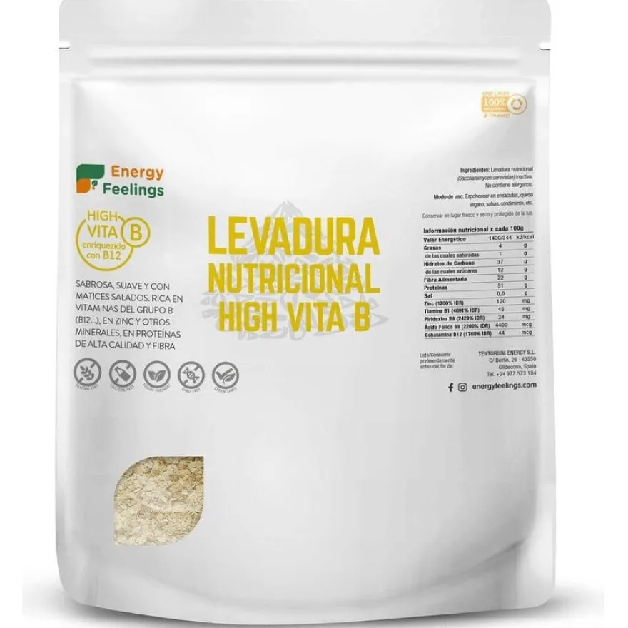 Energy Feelings Levadura Nutricional High Vitab Copos 250G