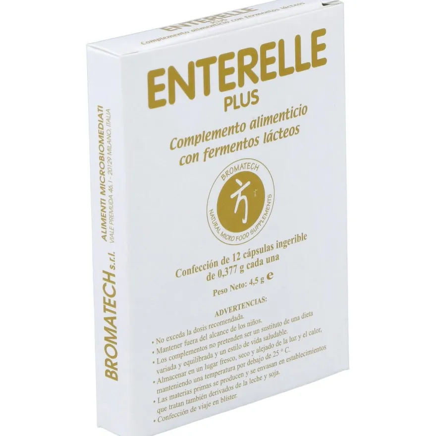 Enterelle Plus, 12 Cápsulas - Bromatech