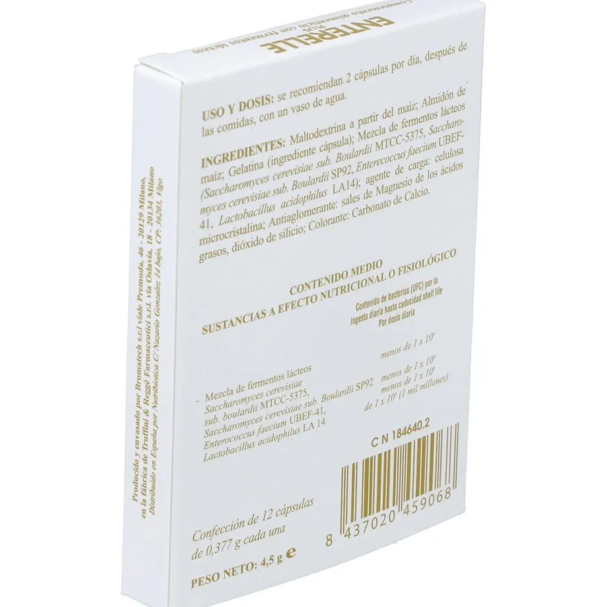 Enterelle Plus, 12 Cápsulas - Bromatech