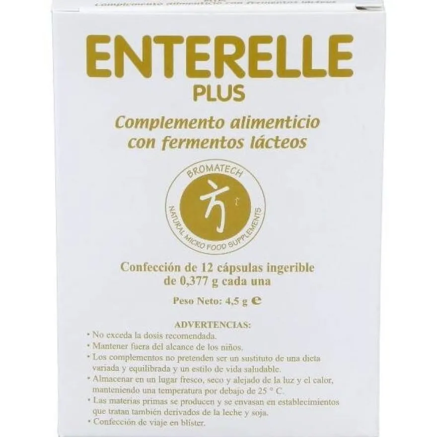 Enterelle Plus, 12 Cápsulas - Bromatech