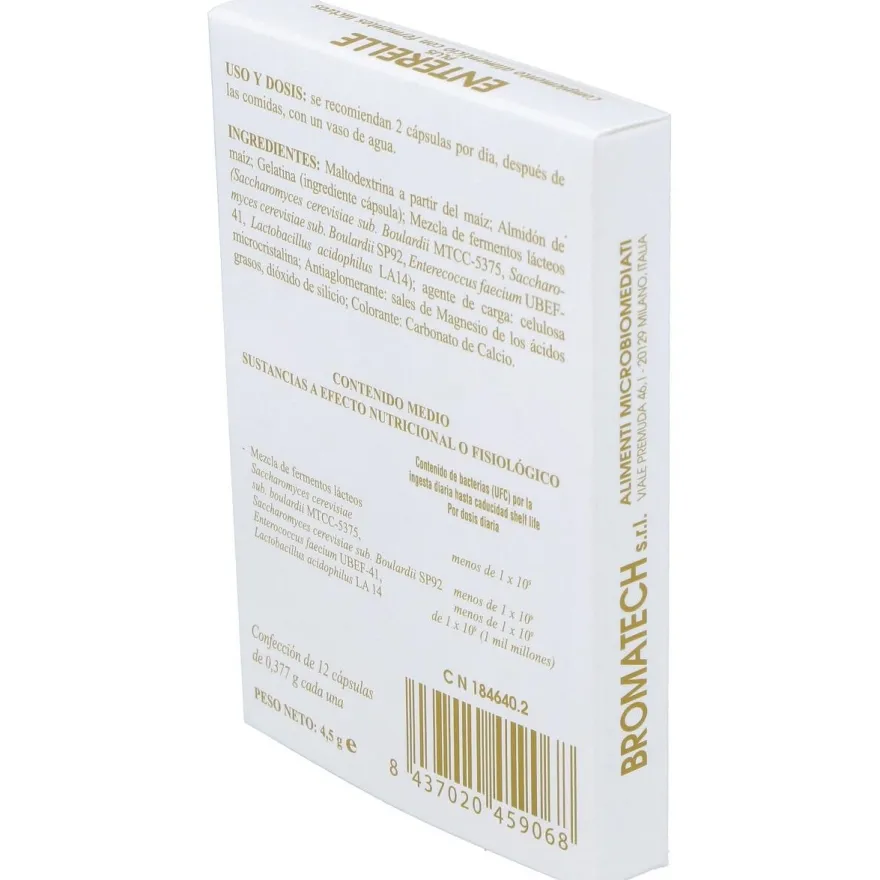 Enterelle Plus, 12 Cápsulas - Bromatech