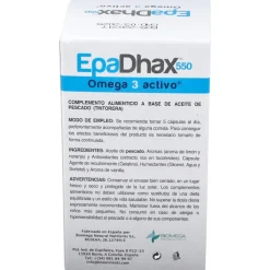 Epadhax Omega 3 Activo 550 Mg 150 Cápsulas