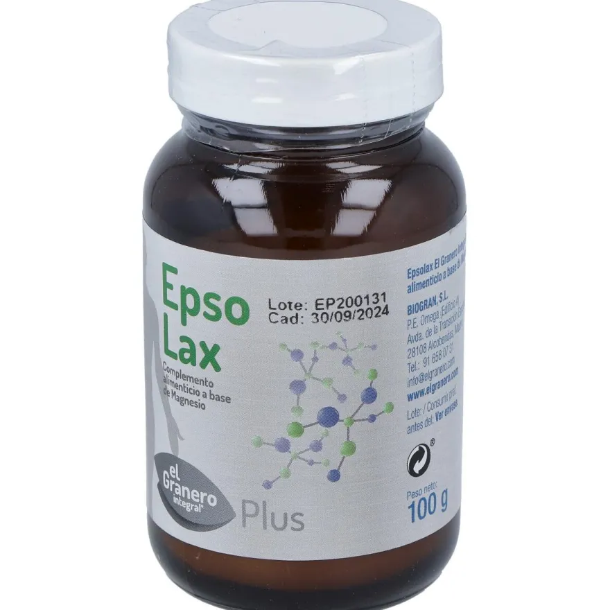 Epsolina Epsolax Sales de Epson (sulf.mg.) 100gr - El Granero