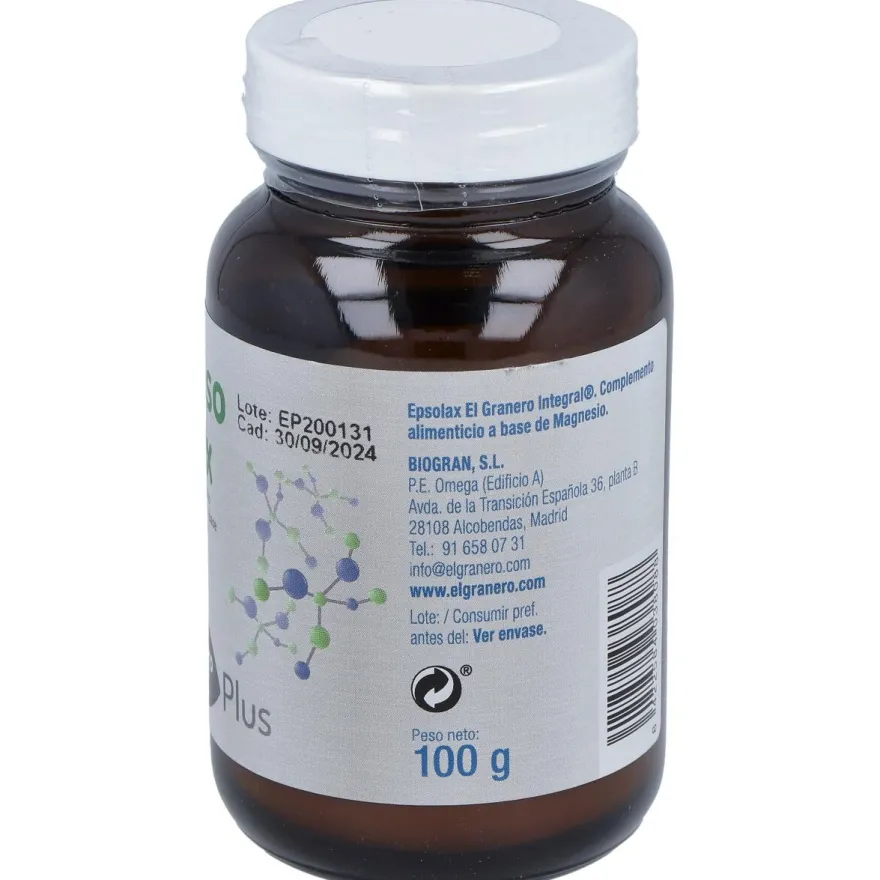 Epsolina Epsolax Sales de Epson (sulf.mg.) 100gr - El Granero