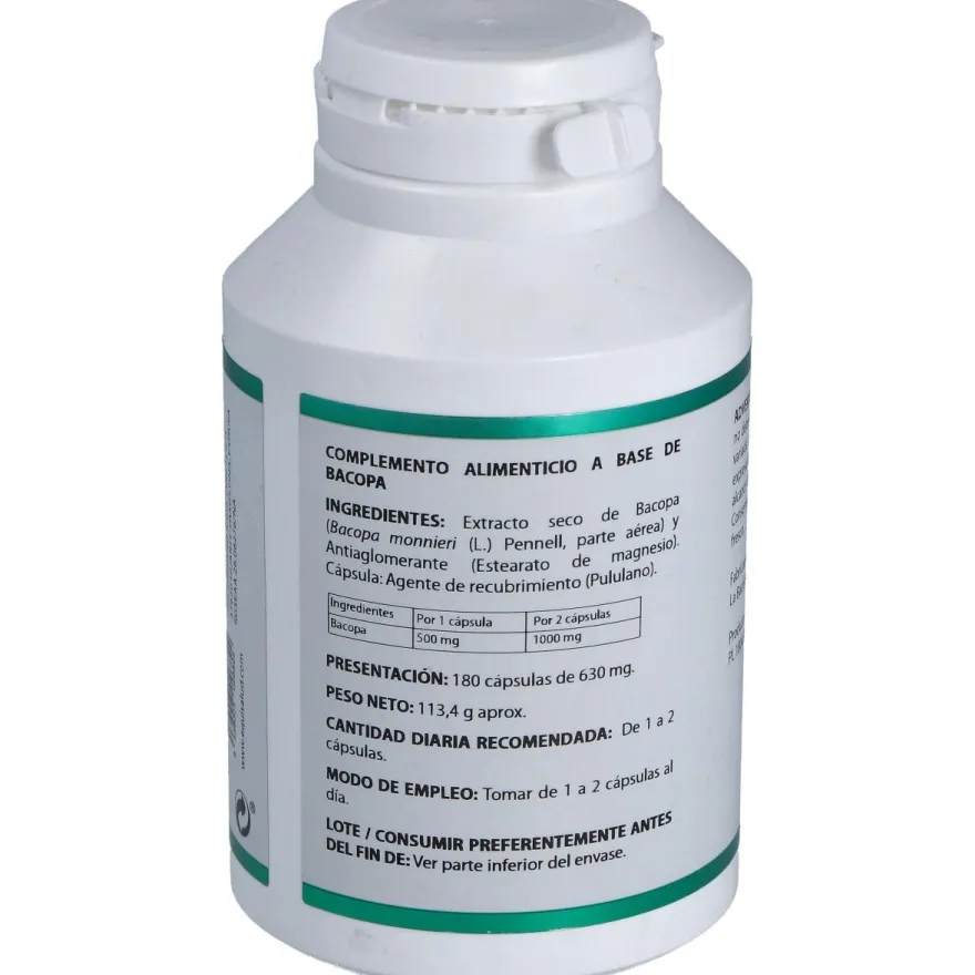 Equisalud Ayurveda Bacopa 180Caps