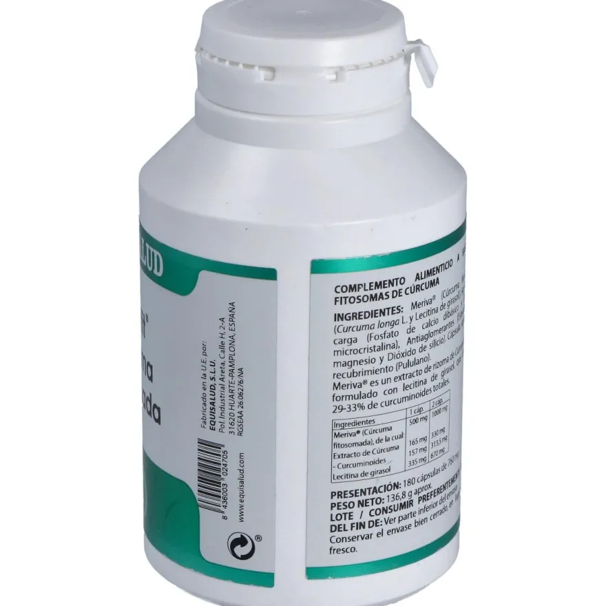 Equisalud Holofit Cúrcuma Fitosomada 180Caps