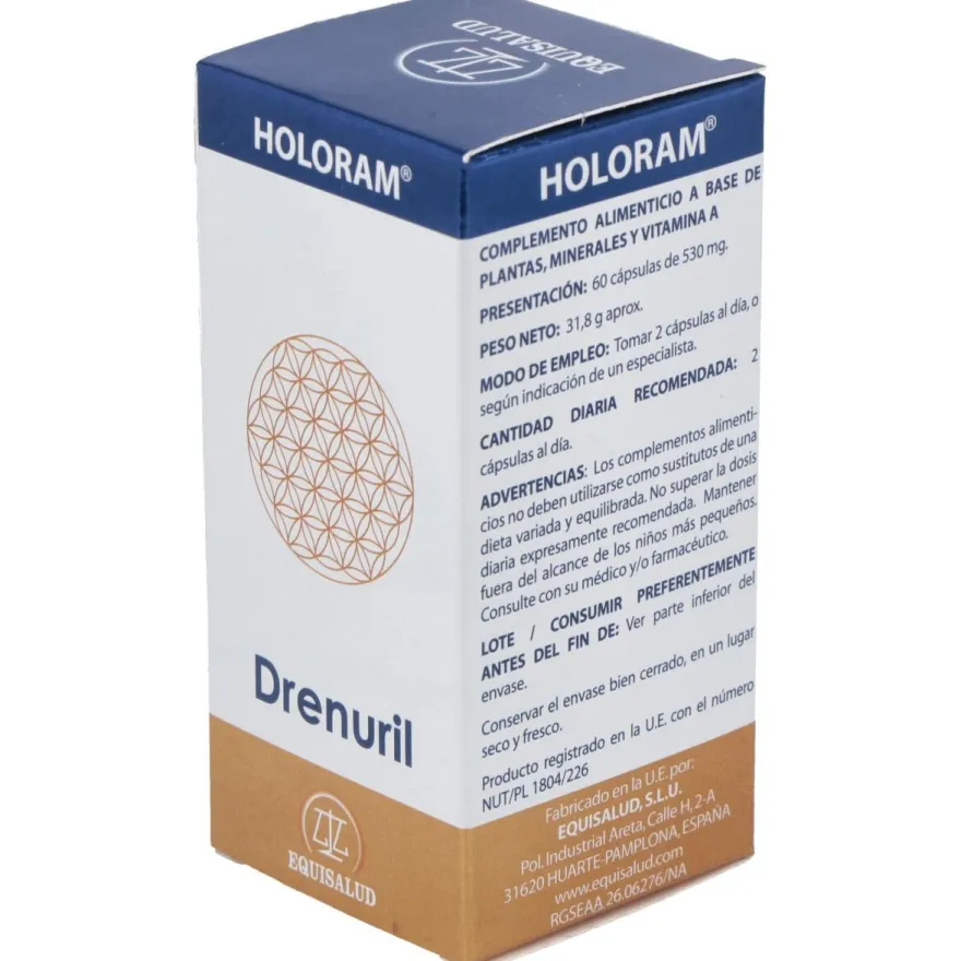 Equisalud Holoram Drenuril 60Caps