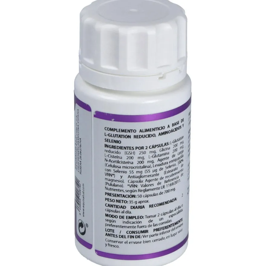 Equisalud L-Glutatión Plus 125Mg 50Caps