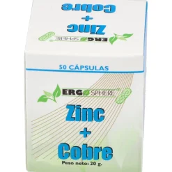 Ergonat Galenic Zinc Cobre Ergosphere 50Caps