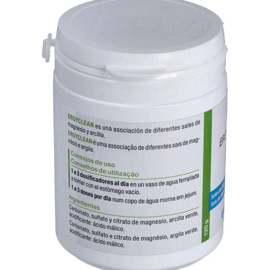 Ergyclean Sales de Magnesio y Arcilla 120g - Nutergia
