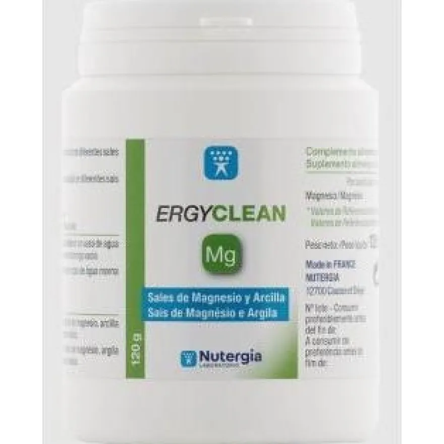 Ergyclean Sales de Magnesio y Arcilla 120g - Nutergia