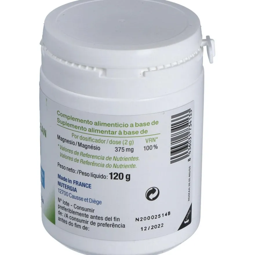 Ergyclean Sales de Magnesio y Arcilla 120g - Nutergia