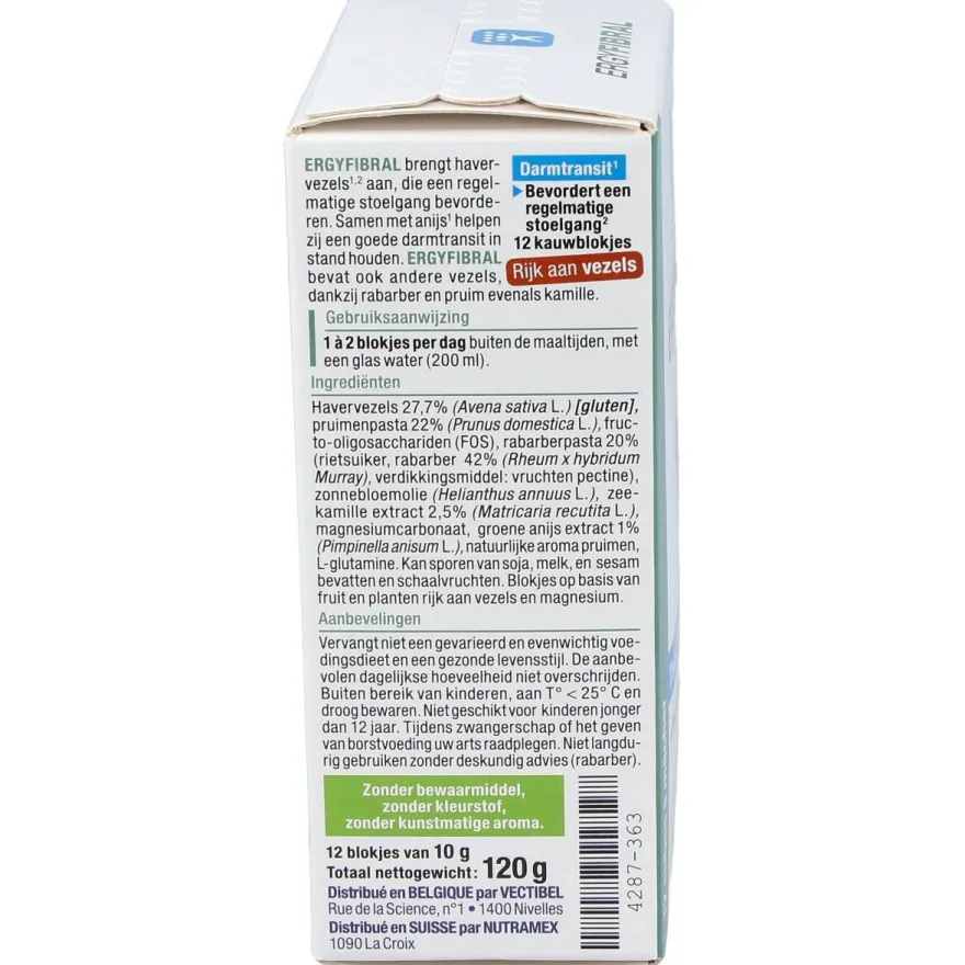 Ergyfibral 12cubos - Nutergia