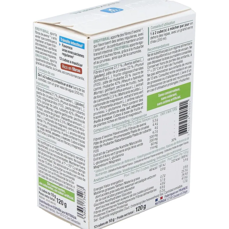 Ergyfibral 12cubos - Nutergia