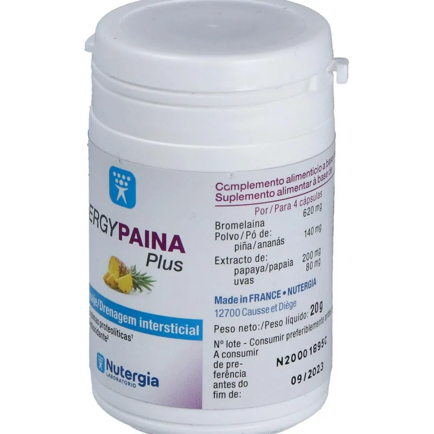 Ergypaina Plus 60 Caps - Nutergia