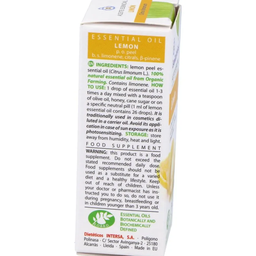 Esencia Limon Bio 10ml - Esential Aroms