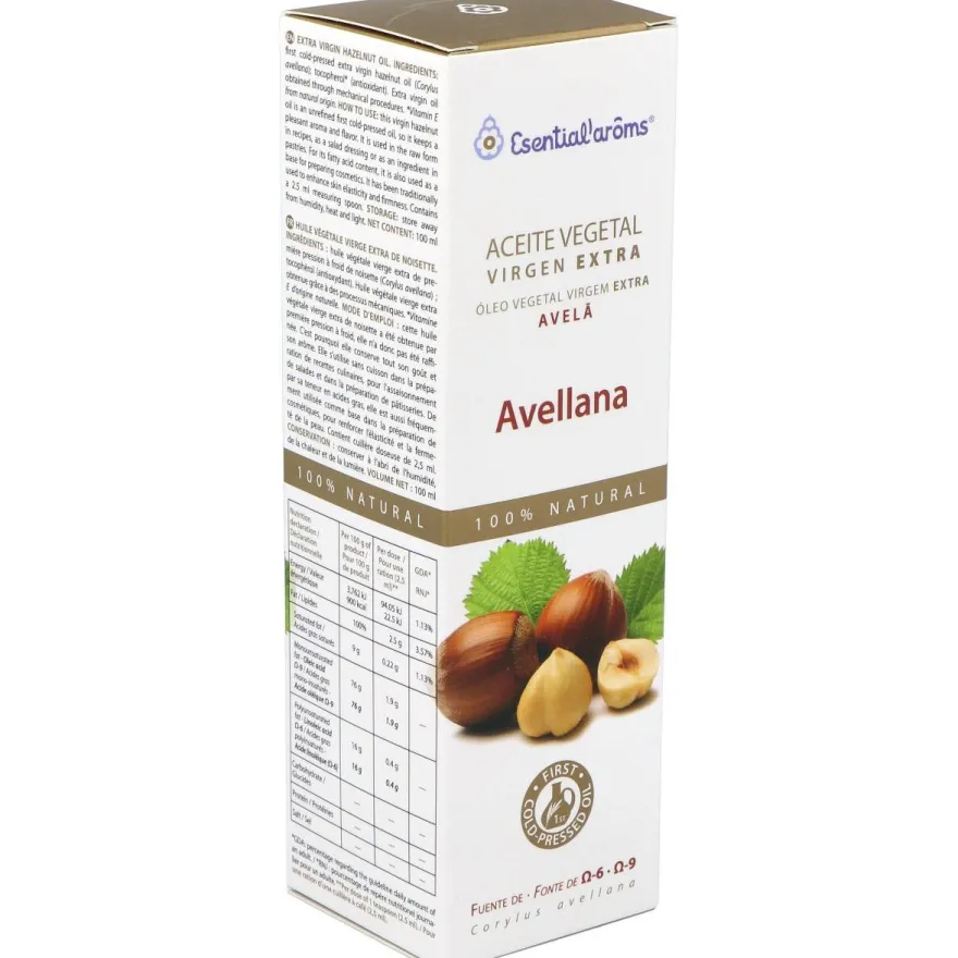 Esential'Arôms Aceite Vegetal De Avellana 100Ml