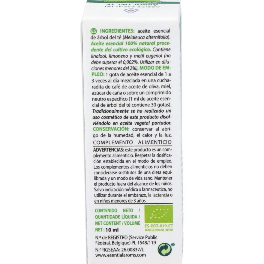 Esential Aroms Aceite Esencial Arbol De Té 10Ml
