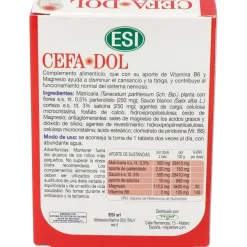Esi Cefadol 30 Tabletas - Esi - Trepat Diet